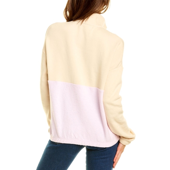 NWT Wildfox Lea Multicolor Womens M 1/2 Zip Pullover Sweatshirt - Picture 3 of 5